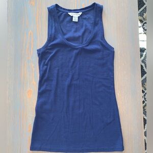 Tommy Bahama Navy Blue Tank Top